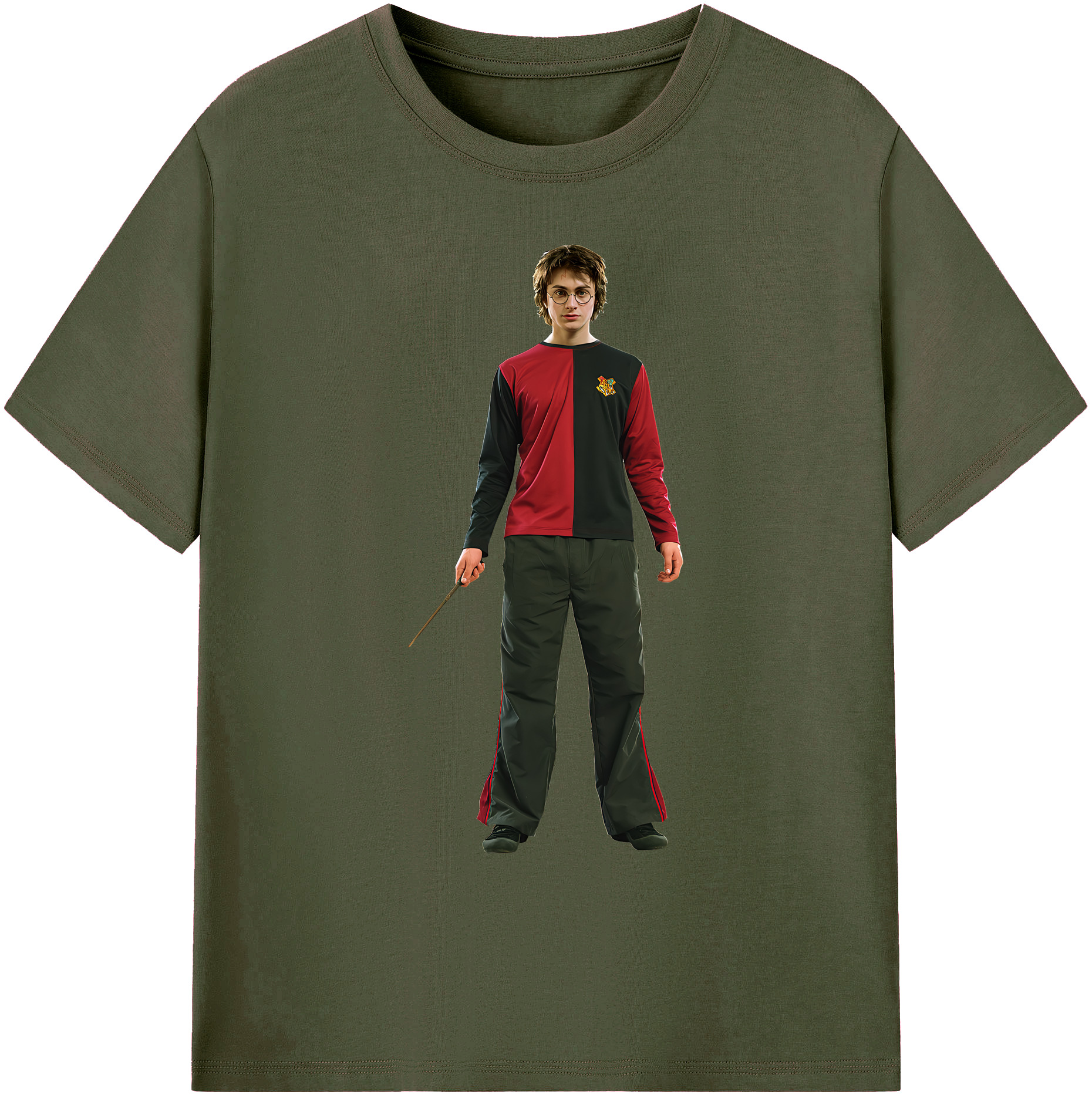 （画像用） Harry Potter ハリー・ポッターシリーズ 綿100％ メンズ半袖Tシャツ｜肌触りやわらか＆通気性